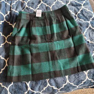J Crew Plaid Skirt